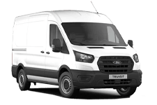 Van Hire Somerset - White Ford Transit Medium Wheel Base - Van hire Somerset
